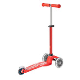 Micro Mini Deluxe 3 Tekerlekli Scooter LED Red